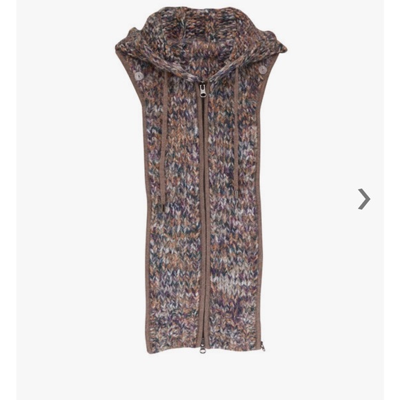 $298 Veronica Beard Sanra Alpaca Wool Blend Hoodie knit Dickey Jacket insert - Picture 2 of 16